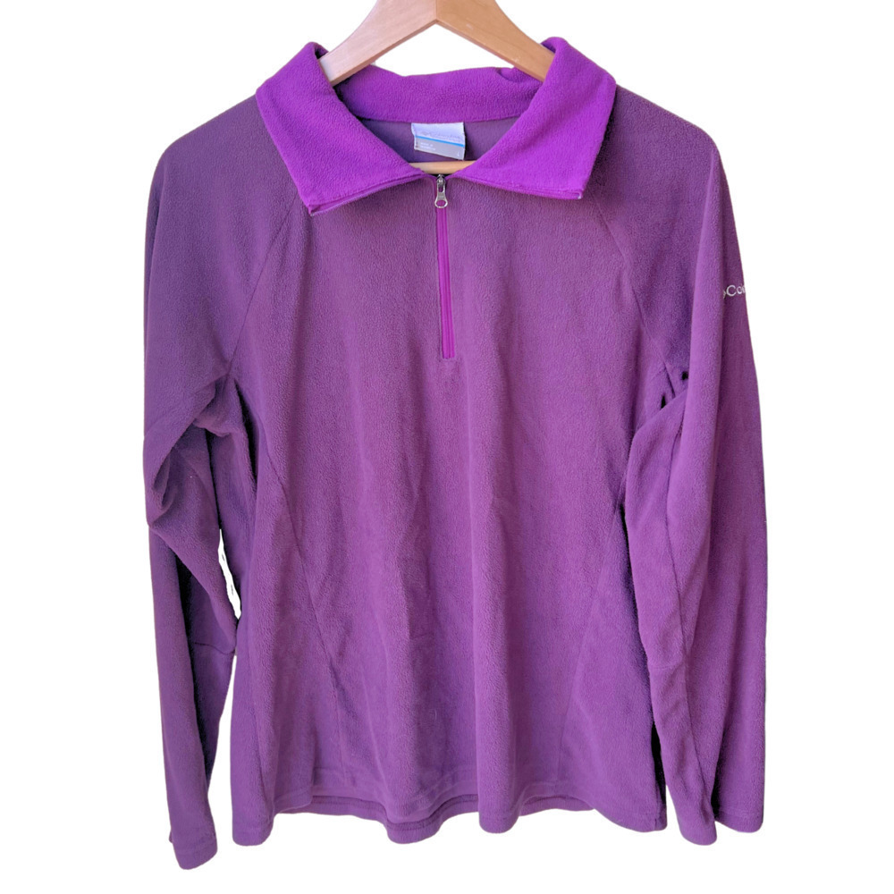 Columbia size large fleece zip up sweater
